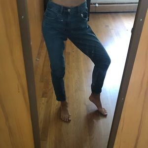 American Eagle Medium Wash High Waisted Mom Jeans